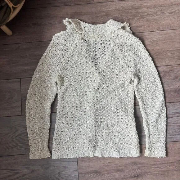 Pallas Irish loomed cream cardigan vintage unique - Picture 4 of 4